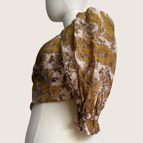 MINKPINK Sweetheart Paisley Crop Top – S - Picture 7 of 8